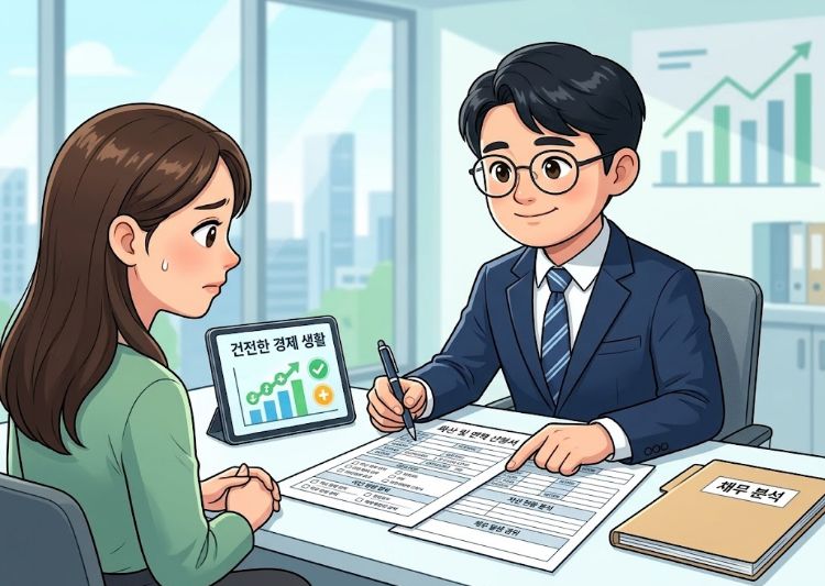 1:1 상담 및 파산 · 면책 동시 신청 설명 이미지