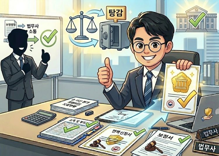 변제계획안 인가 결정 및 면책 결정 설명 이미지