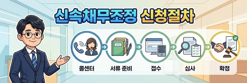 신속채무조정 신청절차