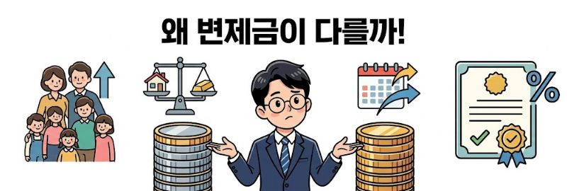 변제금이 왜 달라질까?