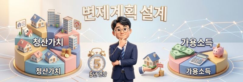 청산가치는 높은데 소득이 낮을 경우 변제계획안 작성 방법