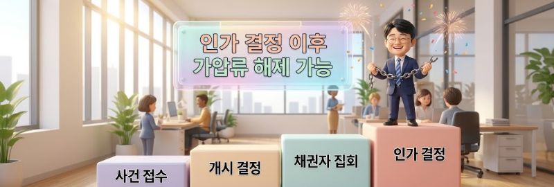 부동산 가압류 개인회생 신청 후 언제 해제할 수 있을까?