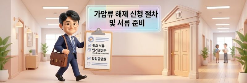 가압류 해제시 필요 서류