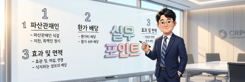 면제재산 실무 기준