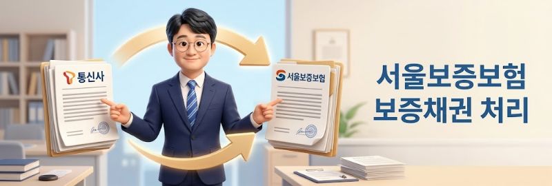서울보증보험 단말히 보증채권 처리