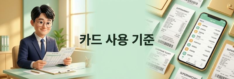 신청 전 카드사용 어디까지 괜찮을까