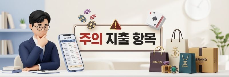 개인회생 준비 중 절대 사용하면 안되는 항목