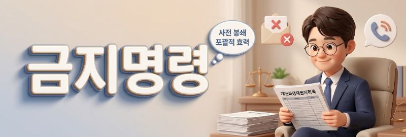 금지명령: 장래의 강제집을 차단하는 효력