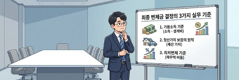 최종 변제금 결정되는 기준 3가지