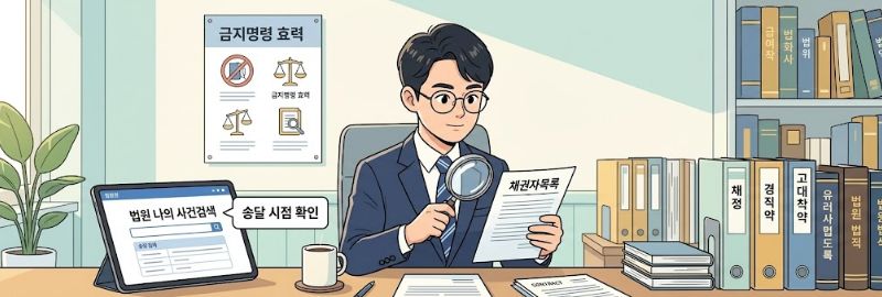 금지명령의 효력 범위