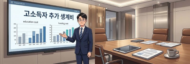 고소득자의 기타 생계비 인정 기준